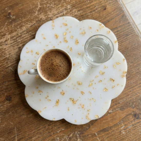 Epoksi Papatya Model Tepsi Kalıbı 16 CM