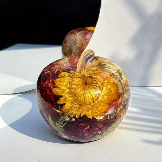Epoksi Silikon 3D Elma Şekilli Dekorasyon Kalıbı
