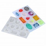 Epoksi Silikon Kalıp Çoklu Küçük Küre Deliksiz Boncuk Anahtarlık Kolye Kalıbı 9 Lu 2.2 CM