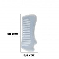 Epoksi Silikon Saplı Ayna Kalıbı Kalp 16.5X11 CM