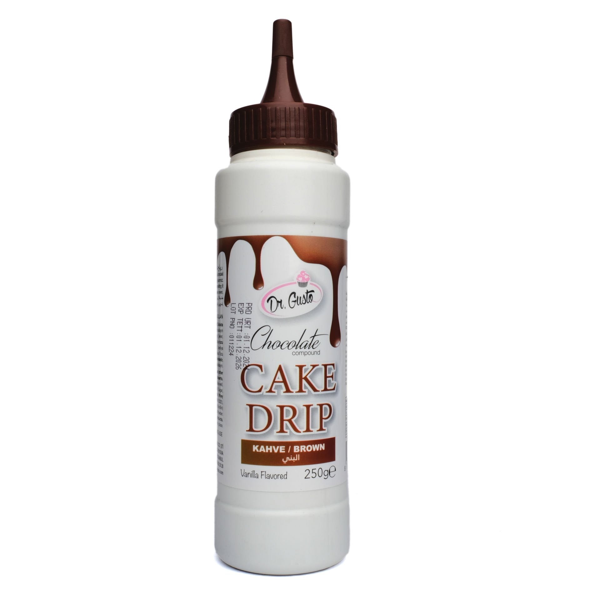 Dr Gusto Cake Drip 250 gr – Pasta ve Kek Süsleme Sosu