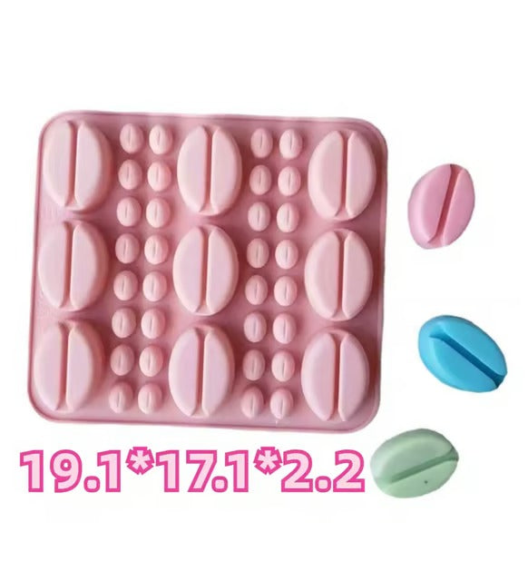 Silikon Kahve Çekirdeği Kalıbı – Sugarcraft, Çikolata & Şeker Hamuru Kalıbı