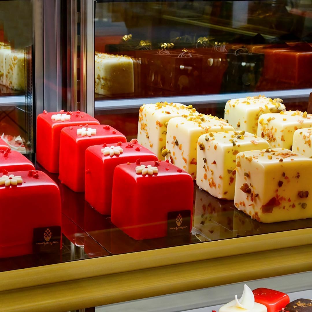 Kare Silikon Kalıp 8’li  – 3D Küp Kek & Mousse Pasta Kalıbı