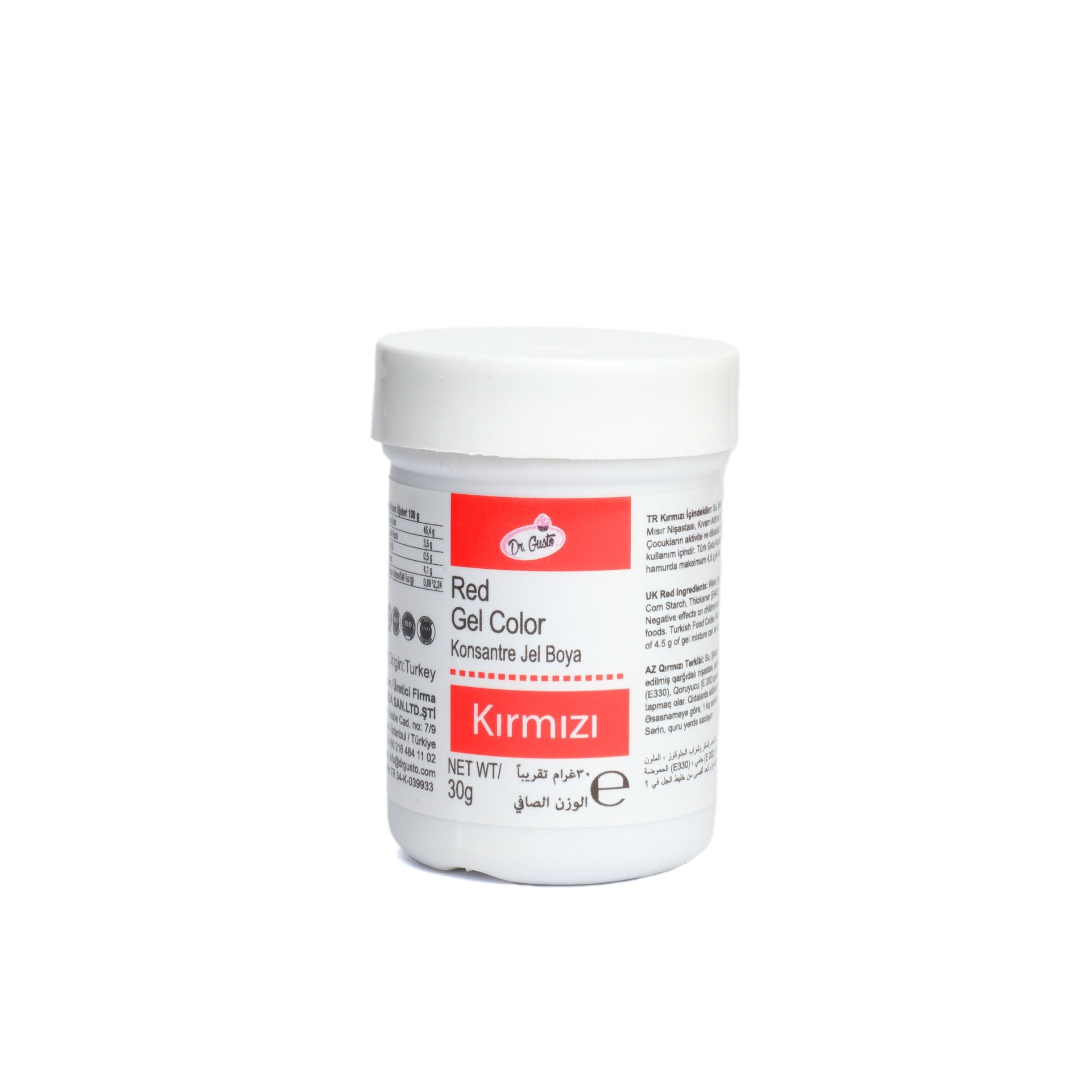 Dr Gusto Jel Gıda Boyası (100 gr)