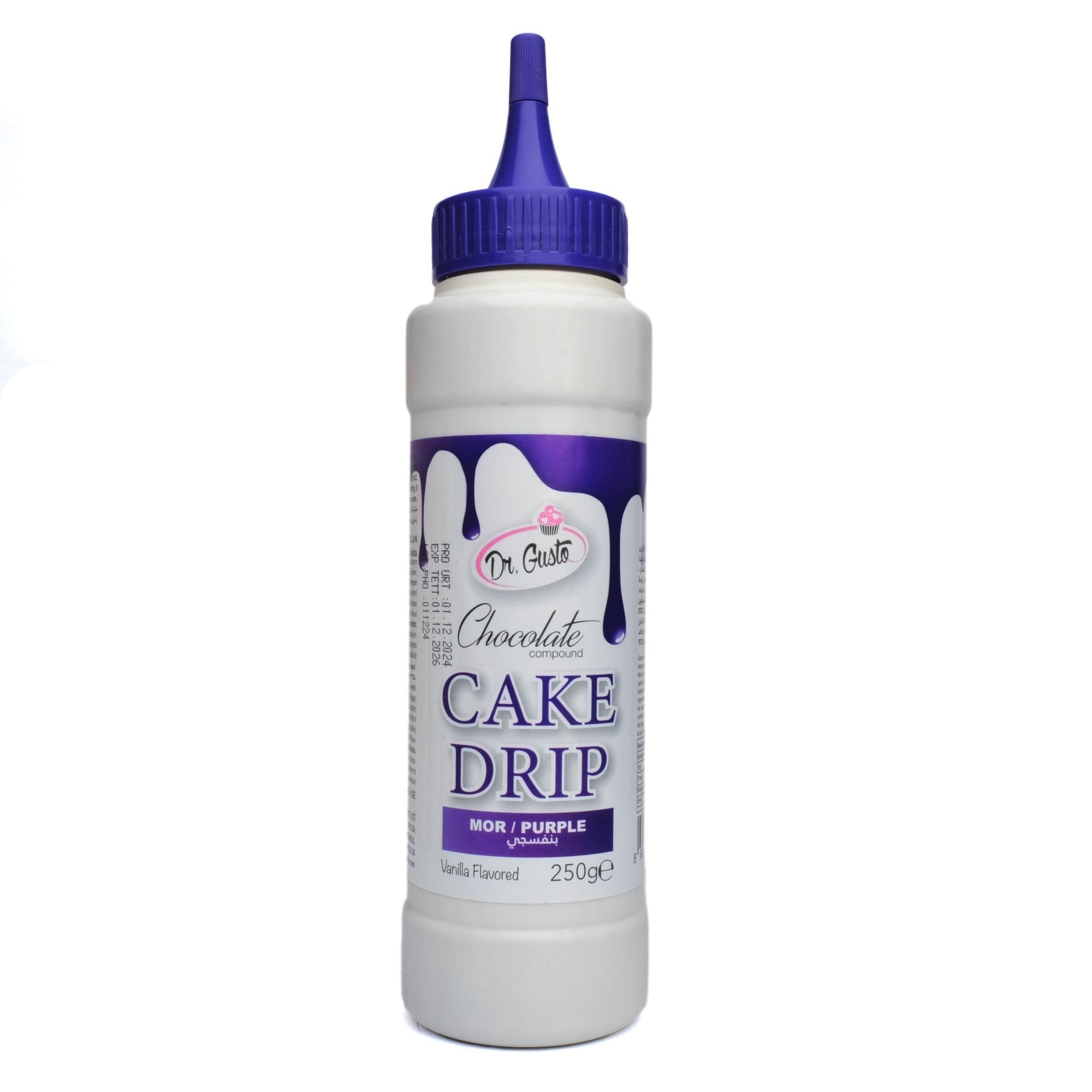 Dr Gusto Cake Drip 250 gr – Pasta ve Kek Süsleme Sosu