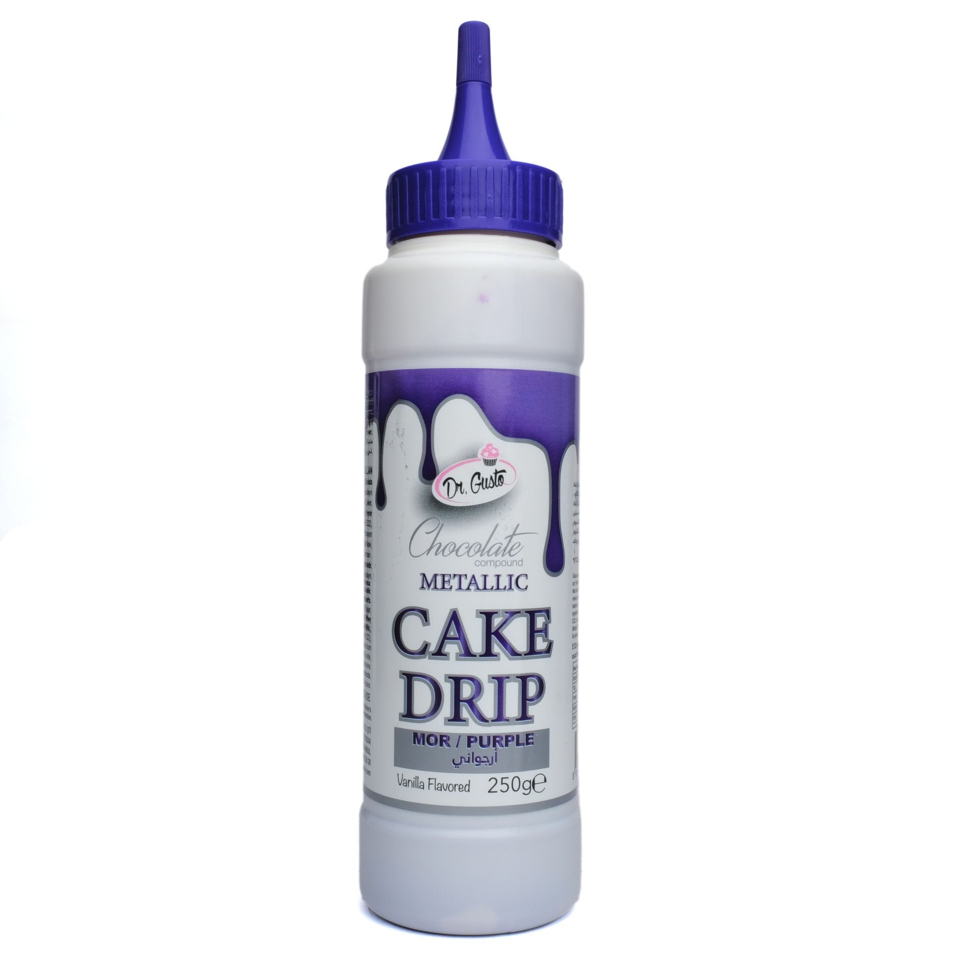Dr Gusto Metalik Cake Drip 250 gr – Pasta ve Kek Süsleme Sosu
