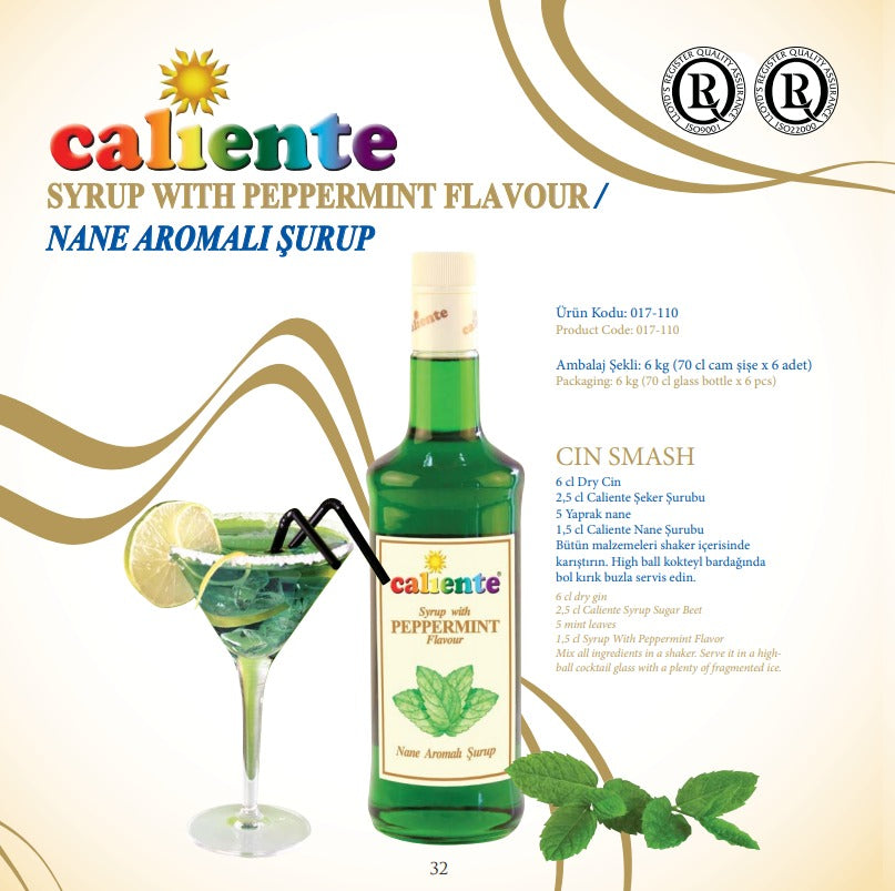 Caliente Kahve & Kokteyl Şurupları