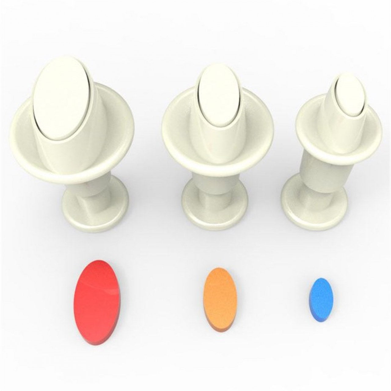 Basmalı Oval Kopat Kalıbı Mini 3’lü Set