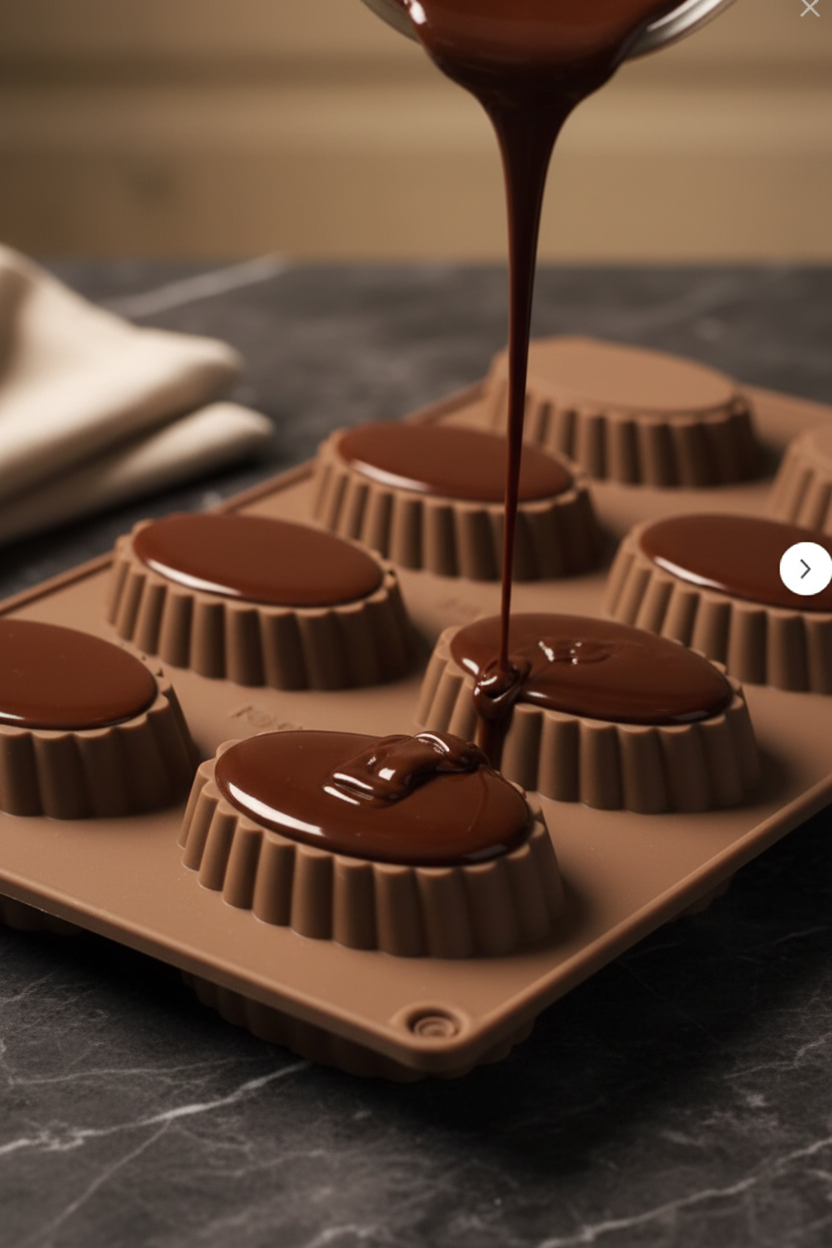Oval Tart Kalıbı Silikon 8’li – Mini Tart & Kek Kalıbı