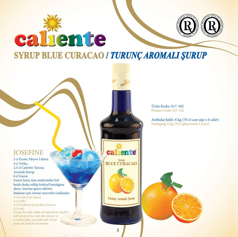 Caliente Kahve & Kokteyl Şurupları
