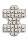 Silikon Puzzle Kalıbı – Jelibon, Çikolata ve Şekerleme Kalıbı